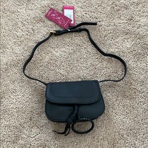 Black Leather Vince Camuto 2-in-1 Handbag